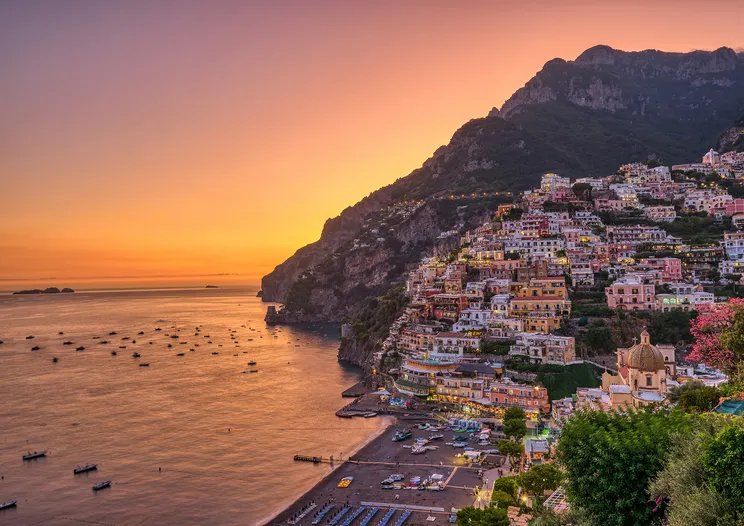 Positano al tramonto